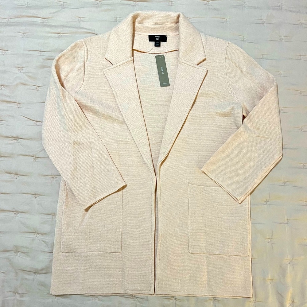 NWT- J. Crew Sweater Blazer - size XS